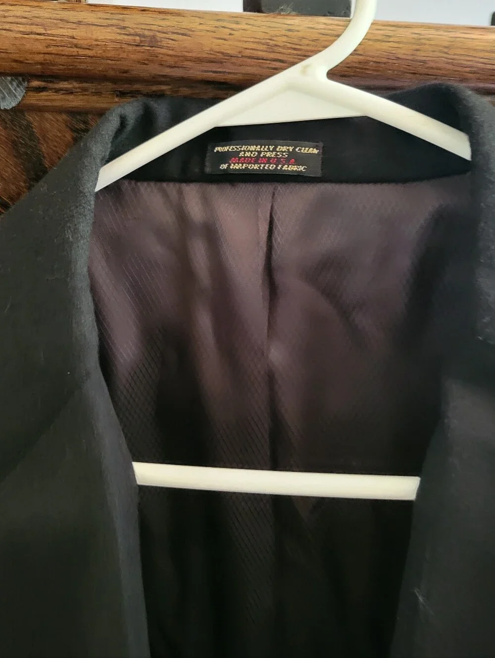 Men's Larry Gatlin Stagecoach Black Western Blazer Cashmere & Ostrich Size 46L